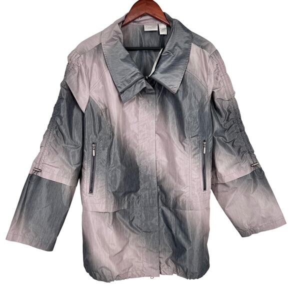 NEW NWT Chicos Zenergy Plus Size 2X XXL Swishy Jacket Coat
